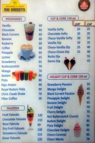 RM Sweets And Bakery menu 3