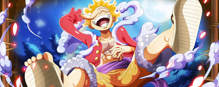 Luffy Sun God Nika One Piece New Tab marquee promo image