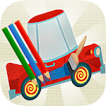 Kids Cars Vehicles Coloring Drawing Book Games Apk