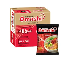 Thùng Mì Omachi Xốt Bò Hầm 30 gói x 80gr