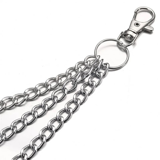 Title 3, Hip Hop Fashion Metal Crescent Pendant Waist Ch...