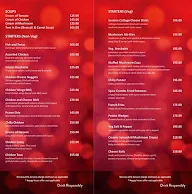 The Empire Club Bar & Lounge menu 1