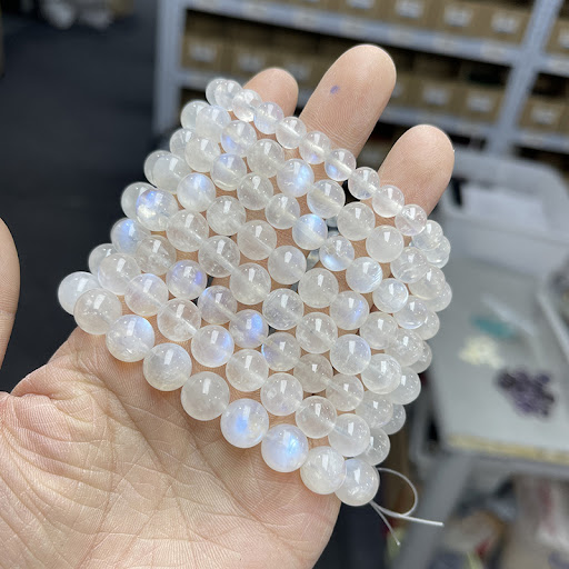 Title 6, Natural Cream Body Blue Moonlight Bracelet For ...