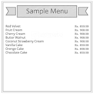 Charu Nanda’S Home Baked Cakes menu 1