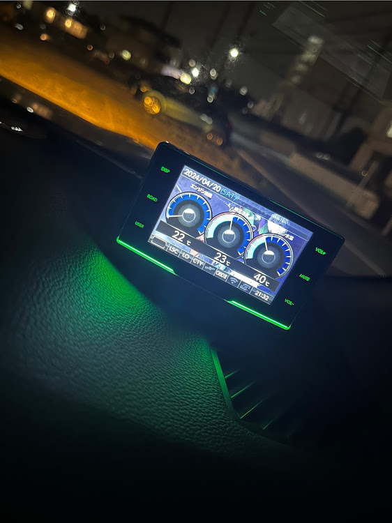 RAV4の私のレーダー探知機ディスプレイ・コムテックレーダー探知機・RAV4・エヴァンゲリオン・綾波レイに関するカスタム事例の投稿画像1枚目
