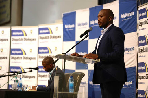 Mmusi Maimane during the Dispatch Dialogues last night Picture: MARK ANDREWS