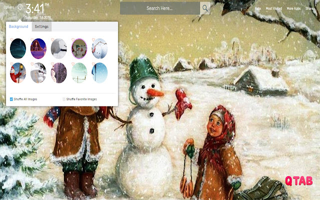 Snowman Wallpapers HD Theme