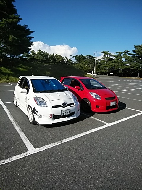 ヴィッツのヴィッツオフ会・鷲羽山に関するカスタム事例の投稿画像2枚目
