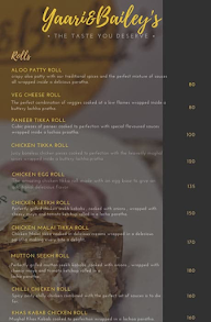 Yaari - The Garden Cafe menu 4