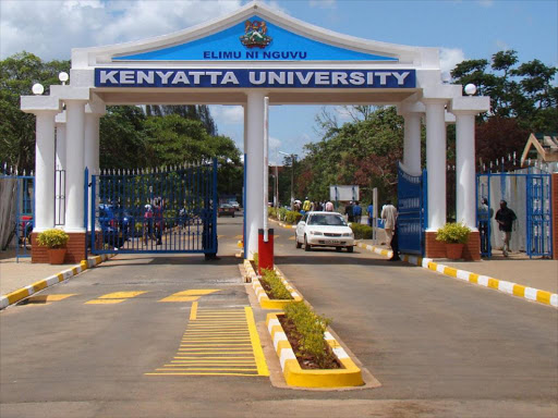 The entrance to Kenyatta university. Photo/File