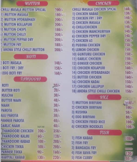 Malnad Family Restaurant menu 1