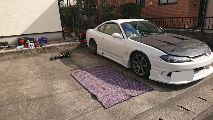 シルビアのS15・晴れた日に✨・DIY・車検に向けて・8月もよろしくお願いしますに関するカスタム事例の投稿画像1枚目