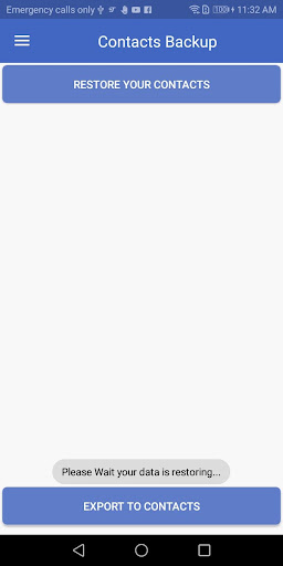 Contacts Backup  Restore free unlimited Space