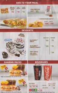 McDonald's menu 8