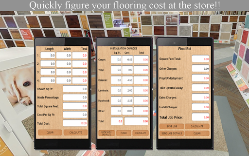 Flooring Job Bid Calculator