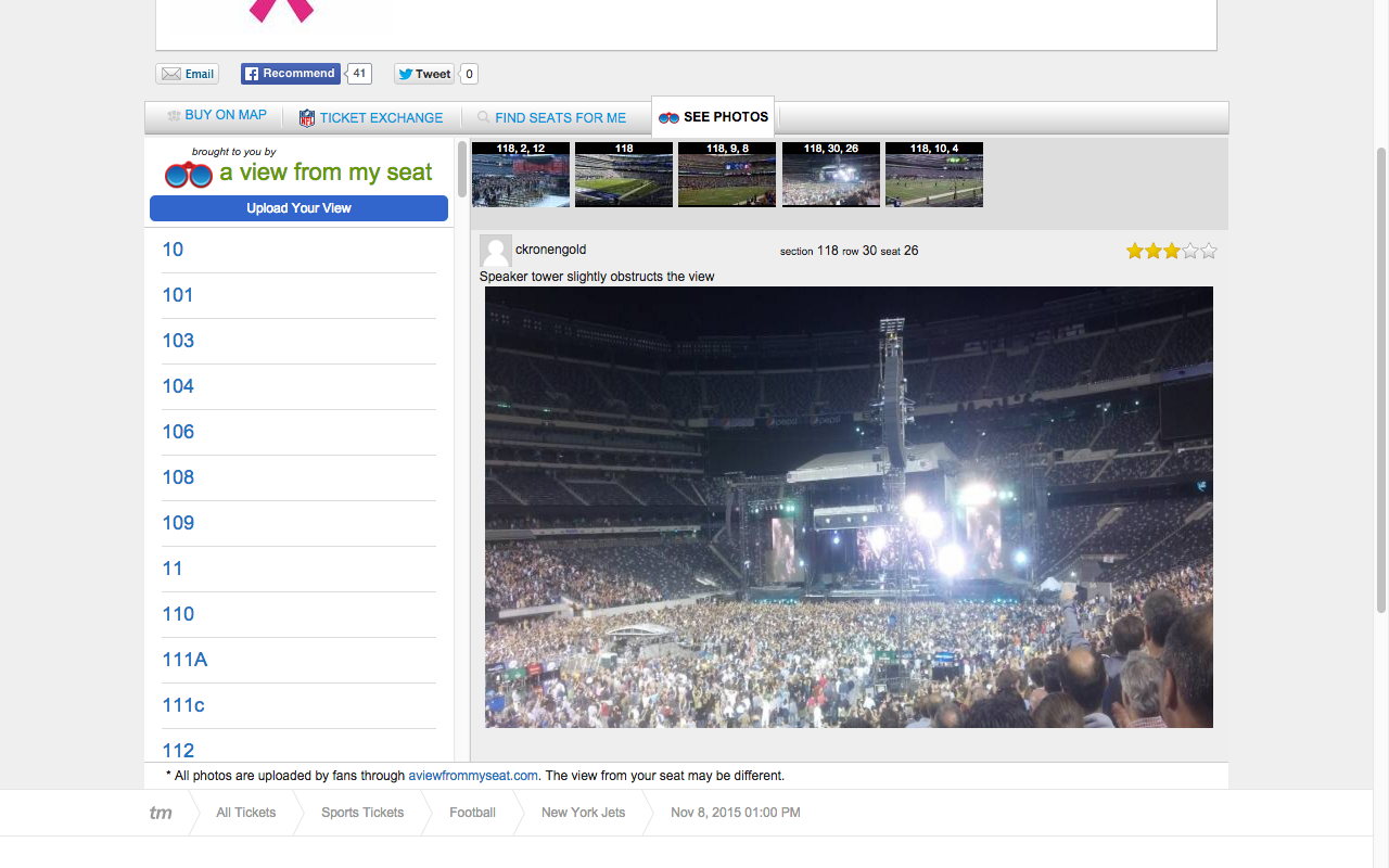 A View From My Seat for TicketMaster.com Preview image 7