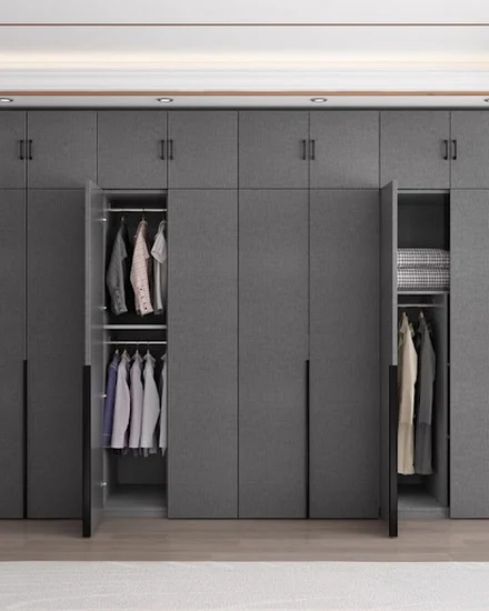 Tall Simple Wardrobes Apartment Nordic Storage Modern Clo... - 3