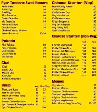 Zabardast Zaffran menu 3