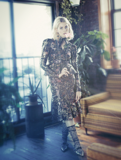 Lucy Boynton in Erdem Olwen & David Yurman