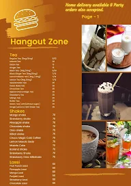 Hangout Zone menu 8
