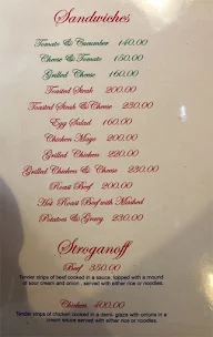 The Only Place menu 3