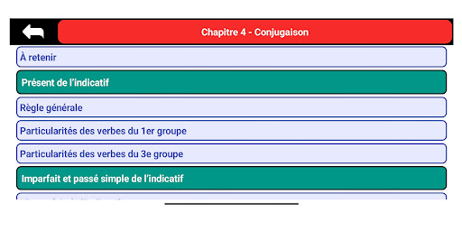 Screenshot Révision Français 3ème