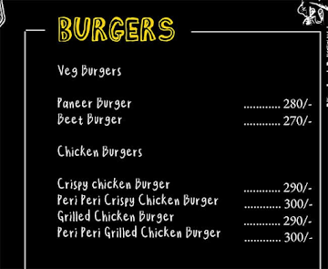 Andy's Burgers And Salad menu 