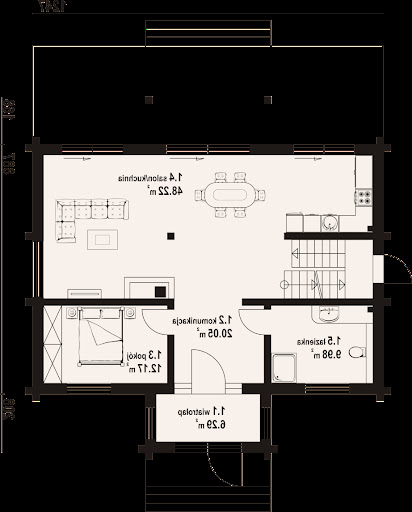 Bukowina 59 dw - Rzut parteru