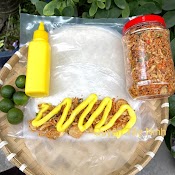 Combo 500Gr Gồm Bánh Tròn Phơi Sương Loại Mỏng Đặc Biệt + Hủ Muối Tép Hành Nguyên Chất 100% Siêu Ngon