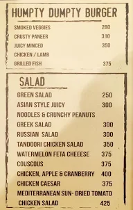 Falcon Cafe Lounge menu 2