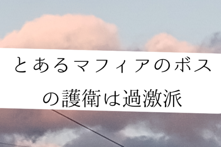 「とあるマフィアのボスの護衛は過激派」のメインビジュアル