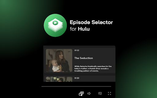 Hulu Episode Selector: Hulu episode list.