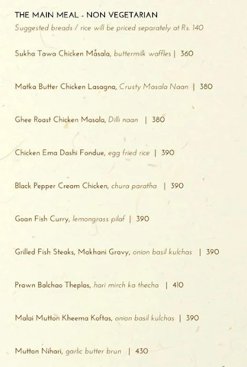 ZORA menu 