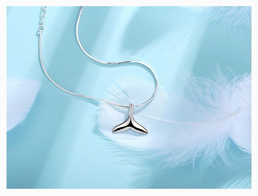 Title 2, Womens Korean Version Silver Minimalist Mermai...
