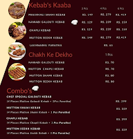 Kebabs Kaaba menu 1