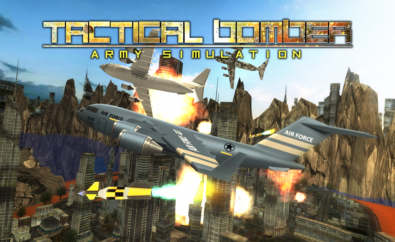 Android application Tactical bomber Army Sim 3D screenshort
