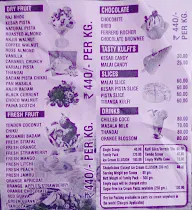 Suraj Handmade Ice Cream menu 2