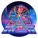 Download Neon Ferris Wheel keyboard Install Latest APK downloader