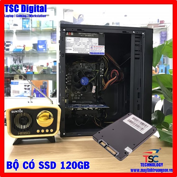 Case Máy Tính Core I3 - 2100/ 4Gb/ Vga 1Gb Mainboard H61 Lga1155 | Văn Phòng, Học Tập, Giải Trí, Game Nhẹ