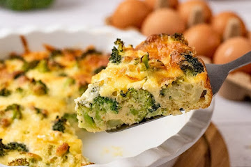 Crustless Broccoli Quiche