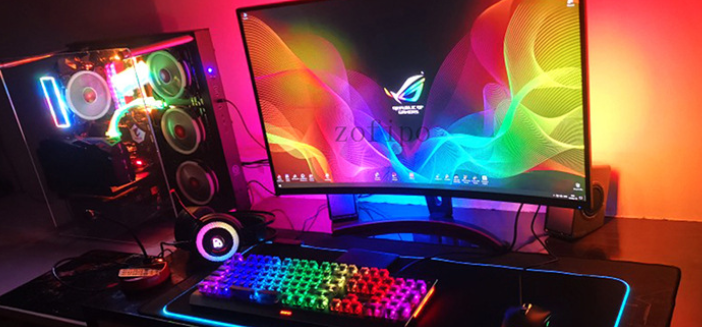 LED Symphony Barre Lumineuse pour Écran d'Ordinateur Streamer Illuminez votre flux avec des couleurs RGB dynamiques. Améliorez l'immersion et le style de votre setup.