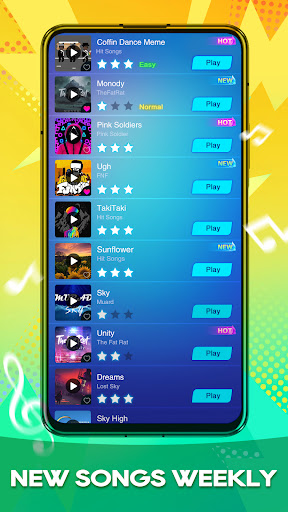 Screenshot Piano Music Heart: Pop Tiles