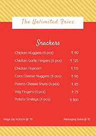 The Unlimited Fries menu 1