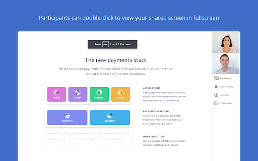 Secure screen sharing