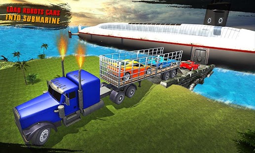 How to install Underwater Robot Transform Future Transport Game 1.0 unlimited apk for android