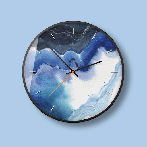 Title 5, Modern Wall Clock for Living Room Simple Atmosp...