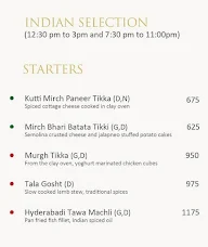 Alfresco - Taj Krishna menu 7