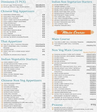 India Kitchen menu 1