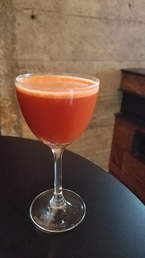 At the last pop up of Shipwreck PDX at Taqueria Nueve, I enjoyed a cocktail by Giuseppe Gonzalez who is famous for his Trinidad Sour