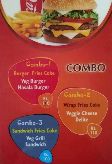 Burger Corner menu 